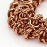 copper chainmaille jewlery beez butterfly